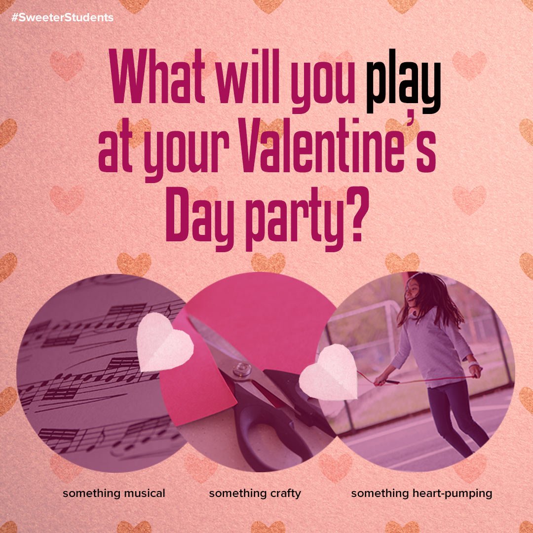 afterschool4all's tweet photo. Healthy students are better students. Build your healthy #ValentinesDay party with @HealthierGen now to decide what youβll serve, play, and give at your celebration! https://t.co/hdYiIyIphs #SweeterStudents https://t.co/EFJqeNKGRo