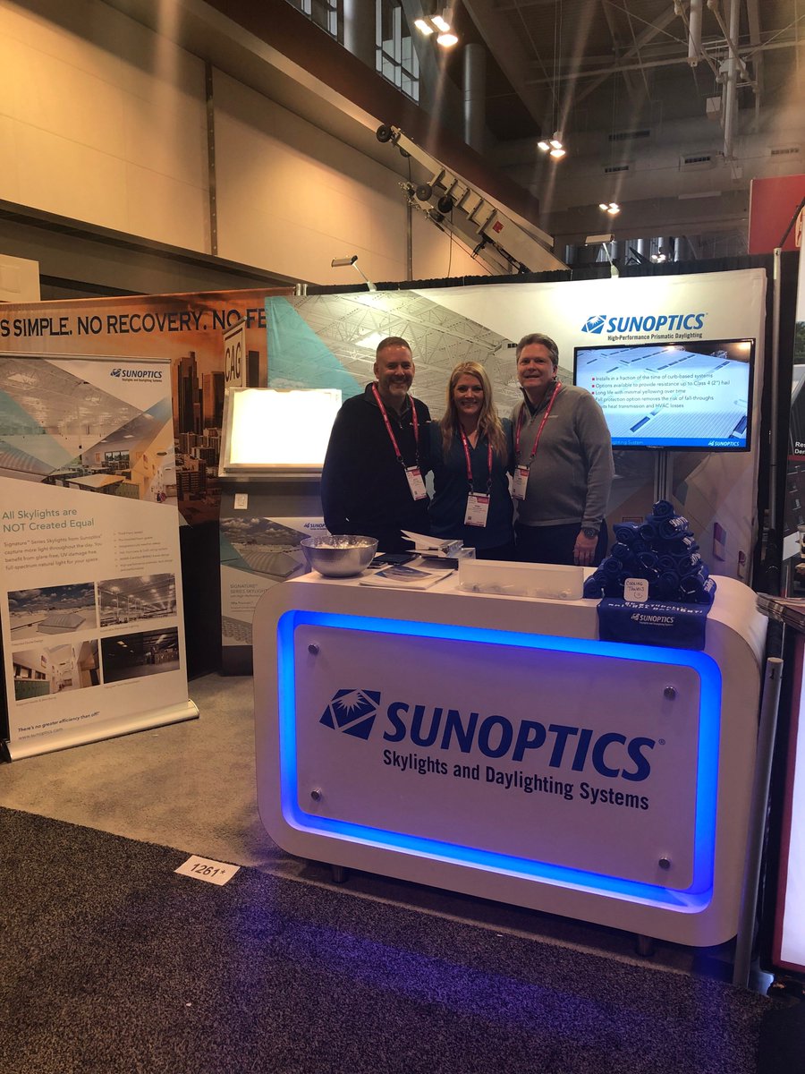 AcuityBrands's tweet photo. Sunoptics is at #IRE2019 at Music City Center in Nashville, TN! Stop by #booth1261 to learn more about our skylights and daylighting systems!
#IRE #RoofingExpo #Sunoptics https://t.co/tOlHc4JOMV