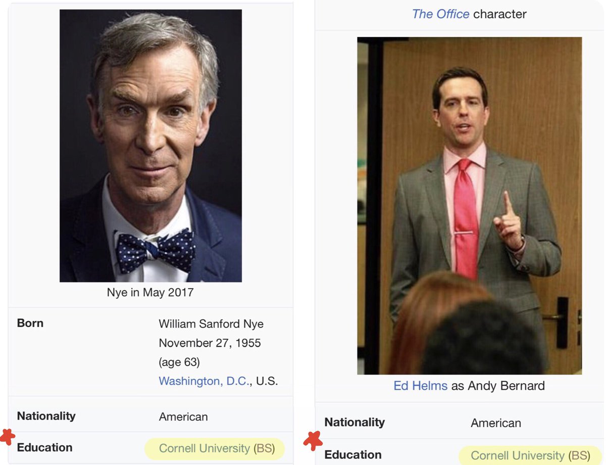 mycoolanderfun's tweet photo. @MattWalshBlog This dude has the same education as Andy Bernard, one of the best paper salesman. We should listen to him! https://t.co/Ix3WeqlEPV