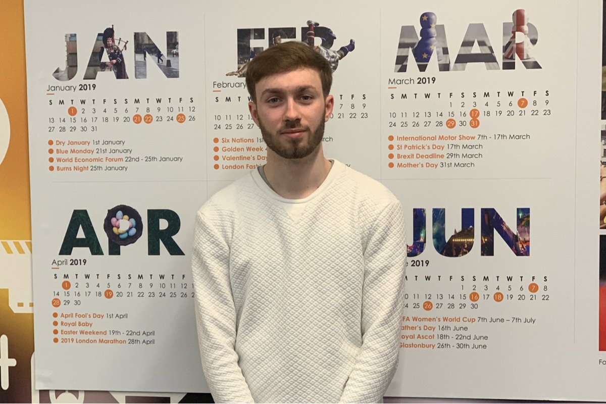 TalonOOH's tweet photo. Last year we welcomed our first #apprentice, Alfie Whiting. Fast forward a few months and he reflects on the road to joining us and life at Talon HQ. Read all about it: https://t.co/dvr4j6zB4w #apprenticeship #newtalent #TalonOOH https://t.co/EieqnN2SBx