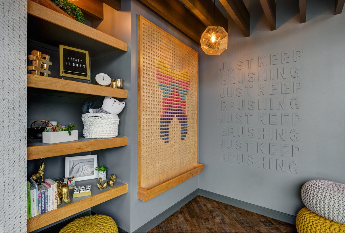 APEXDB's tweet photo. The Dental Studio was designed with two intentions in mind –comfort and fun. It was important for the design to reflect the bubbly, warm personality of @drericakight and to bring through touches that are uniquely personalized.
#apex #apexdesignbuild #dentaldesign https://t.co/qbUQYKZ8N6