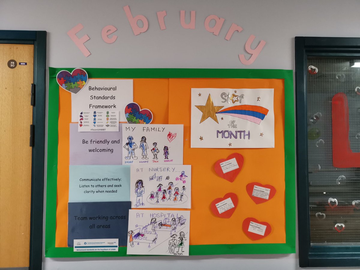 Our new behavioural standards board, from a child's perspective 😍 #teamuhmbt