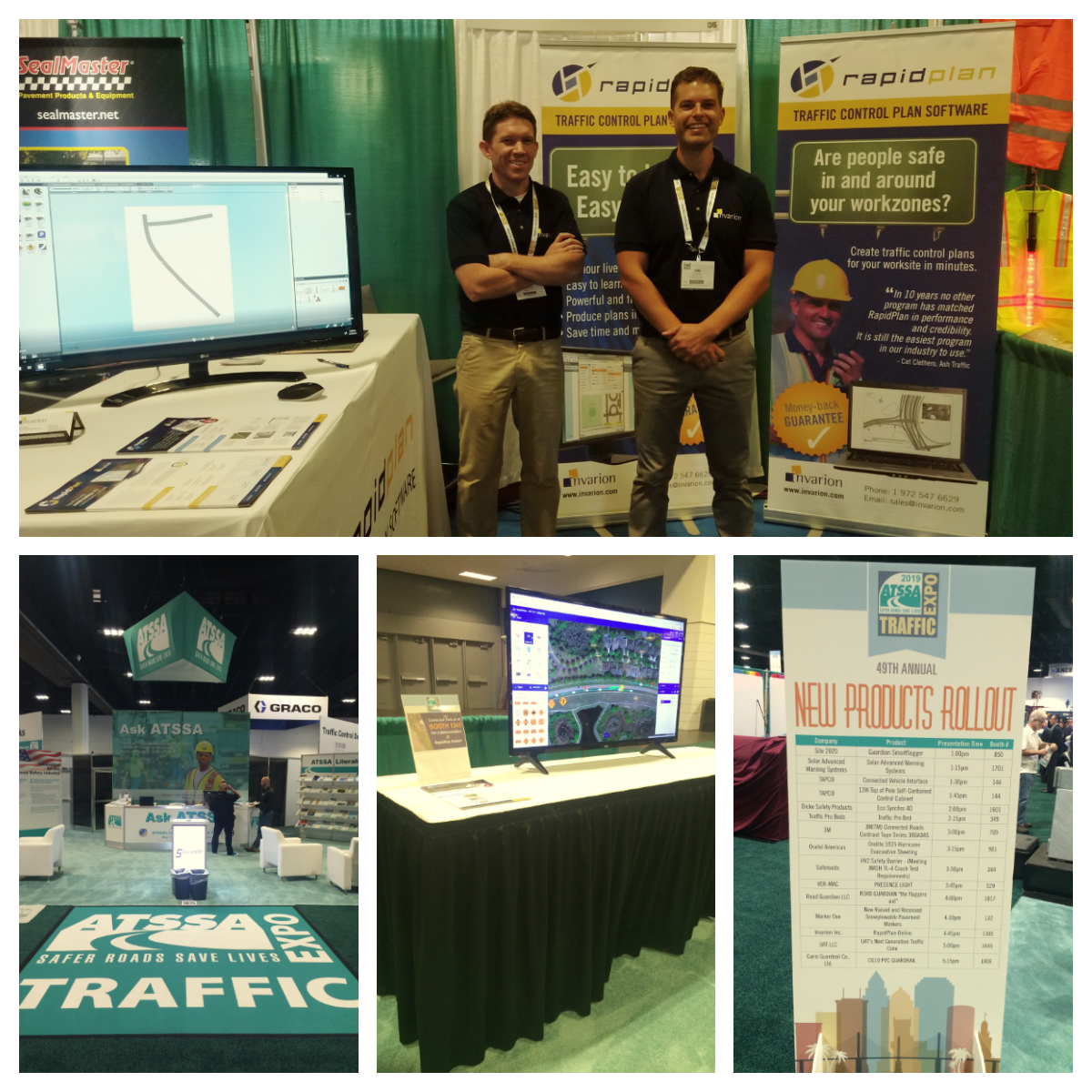 RapidPlan's tweet photo. Great few days at the ATSSA Convention and Traffic Expo, with an overwhelming response to RapidPlan Online through the New Products Rollout. Thank you @ATSSAHQ and see you next year!

#RapidPlan #ATSSA #TrafficExpo19 https://t.co/JCYIjKi5KJ