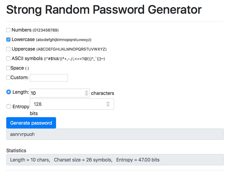 anish2good's tweet image. #Password #RandomPassword #Entropy #Cryptography #security #information #devops #automation #linux
Generate Strong Random password Online 
8gwifi.org/passwdgen.jsp