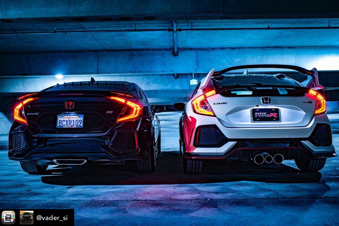 Repost from @vader_si using @RepostRegramApp - Si or Type R for dinner?
•
#10thgensi #10thgencivic #norcal #fkxracing #pristineparts #hpsperformance #greddy #greddyperformance #seibon #seiboncarbon #eibach #rayswheels #raysmsc #te37sl #volkracing #turbo #jsracingjapan #civicx_br