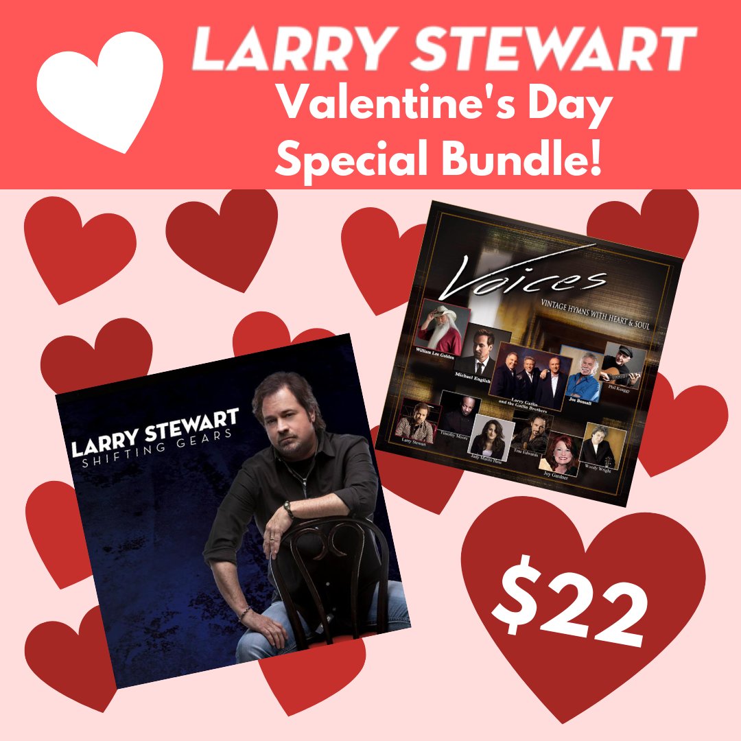 Snag this Valentine's Deal for your sweetheart. Order this bundle for just $22 plus shipping. #ShiftingGears #VoicesSeries #ValentinesSpecial Click to Larry's online shop here > ow.ly/qDYW30nFTDg