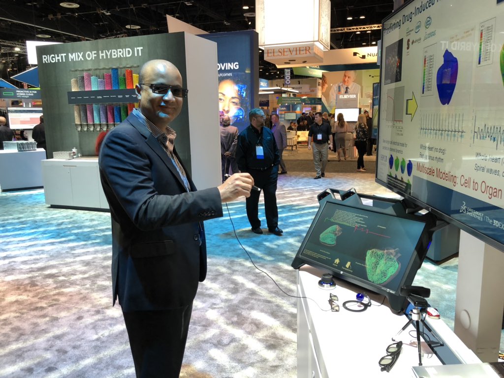 wolfgent's tweet photo. Join #HPE, #Dassault and #UberCloud at the #HIMSS Healthcare Information Conference  demonstrating the Living Heart Project. https://t.co/qaNKT8Zan3