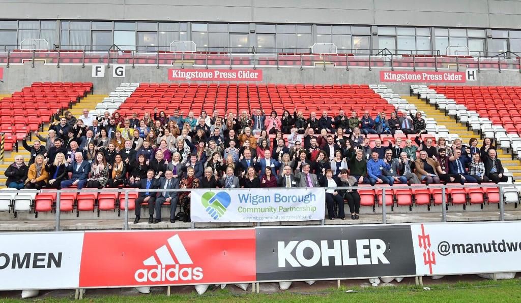 expressitgroup's tweet photo. Amazing Support for the Wigan Borough Community partnership convention today. Great turn out and some truly inspiration stories. #wbcp #wiganborough #wiganboroughcommunitypartnership https://t.co/HL6y8ejwk7