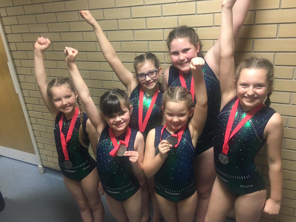 Congratulations to #Cefneithin School Girls as they won second in today’s National <a href="/Urdd/">Urdd Gobaith Cymru</a> Competition in Aberystwyth today!

The girls look fab in their brand-new leotards, sponsored by Y Neuadd. 

Well done! 🥈