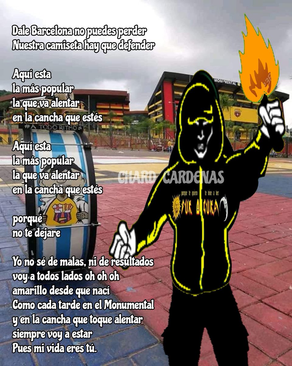 Chard_Cardenas's tweet photo. Hoy todos al #ColosoDeAmerica
@barcelonaSC 💛❤🖤🇩🇪 nos necesita
Pilas boca abierta que nadie te lo cuente
Hoy juega el #Fenomeno de America #Bsc https://t.co/2kHOvTzPOI