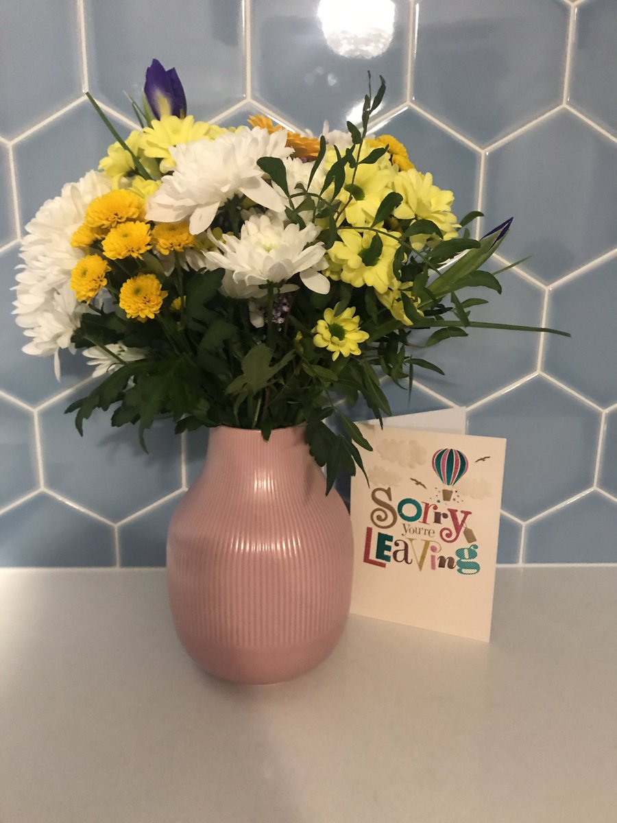 PrimaryCareTech's tweet image. Thank you to my Med Man colleagues &amp;amp; new friends at @SH_CCG for my beautiful flowers &amp;amp; vouchers; you will all be missed when I return to @NHSSotonCityCCG next week Thanks for a lovely year in being part of your team! #pharmacy #primarycare #MOCH