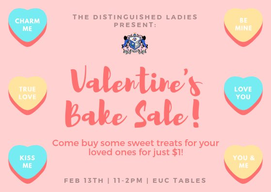 Roses are red
Violets are blue
Come get some sweets for you &amp; your boo! 
Come buy some baked goods TOMORROW in the EUC, just in time for Valentine’s Day! Proceeds will go to Mary’s House! 💕💙 #Uncg #uncg20 #uncg22 #uncg21 
#WeAreSigmaSigmaRho