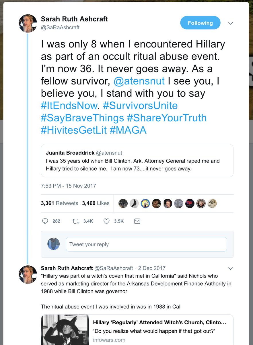 OneLawForThem's tweet photo. What if the world was run by Satanic Luciferian Bankers &amp; their compromised Puppeticians?

Why would a member of the British Royal Family be present at Bathurst, NSW,  Australia for an SRA event where children were decapitated?

#Hivites #SRA
#SarahRuthAshcraft #HRC
#FionaBarnett https://t.co/iAUtRE8OiC