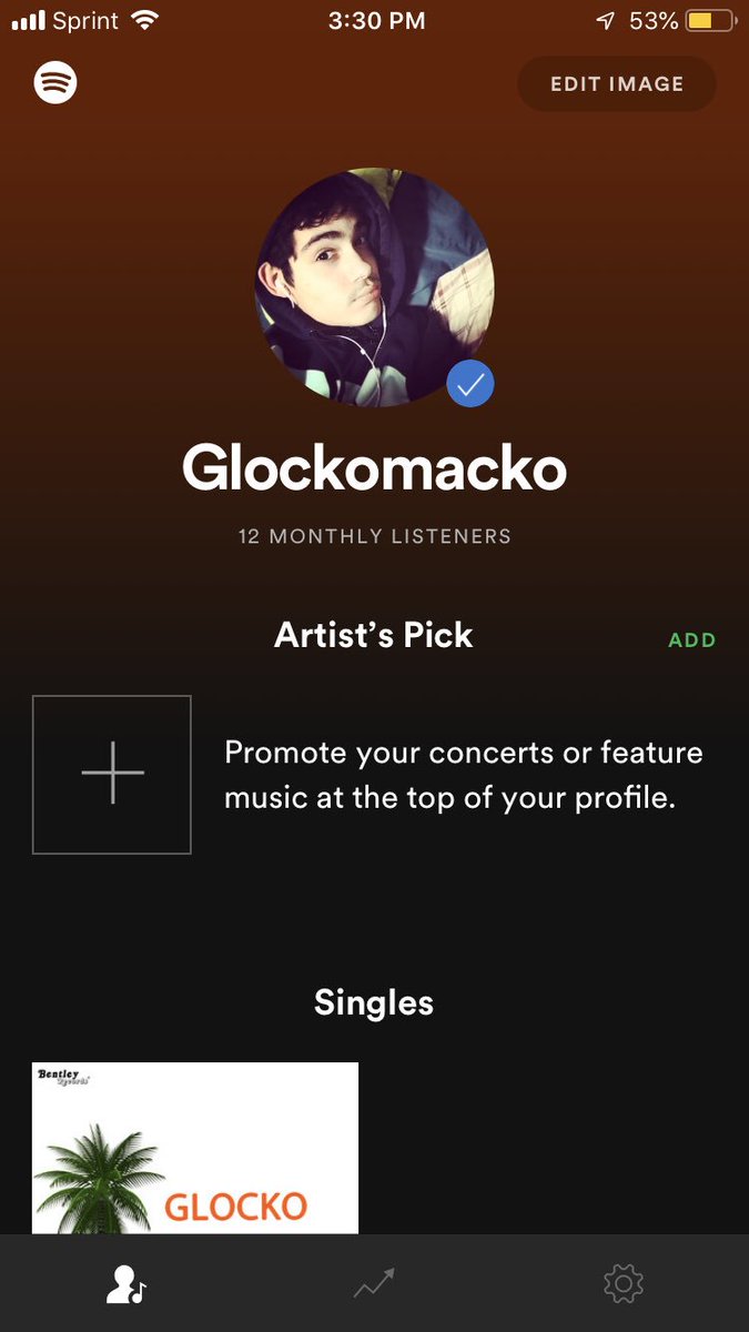 GlockoMacko's tweet photo. I’m verfied on Spotify #glockmacko check my latest single hit @premiumbusiness check it out ******* we lit, latest single in my bio below and more#verfieid https://t.co/1zePobcr33