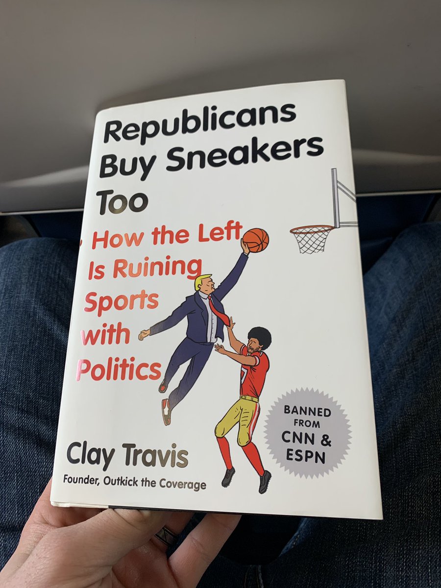 Dshay2236's tweet photo. I’ve Been waiting to read this! Good way to make a flight go quickly. @ClayTravis https://t.co/KpKdpHrQeV
