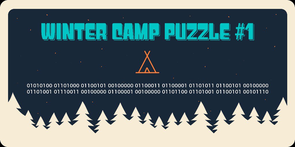 NatlCyberLeague's tweet photo. Get ready. Challenge #1: Don't procaffeinate, answer this puzzle NOW and your next coffee might be on the house! Puzzle provided by @CryptoKait #NatlCyberLeagueL #Tuesdaythoughts https://t.co/D52CtNrHNe