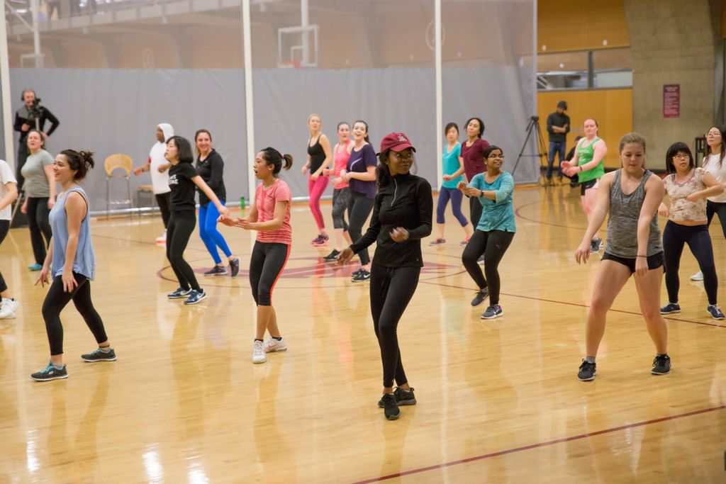 Join us for One Billion Rising this Thursday as we rise, release, and dance in a free one-hour Zumba class. This event supports the global movement to stop violence against women. buff.ly/2I6Kz8w