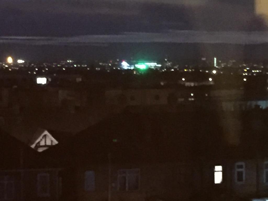 Not aliens, but lights from The Lane. Could the new stadium be ready this decade? #coys