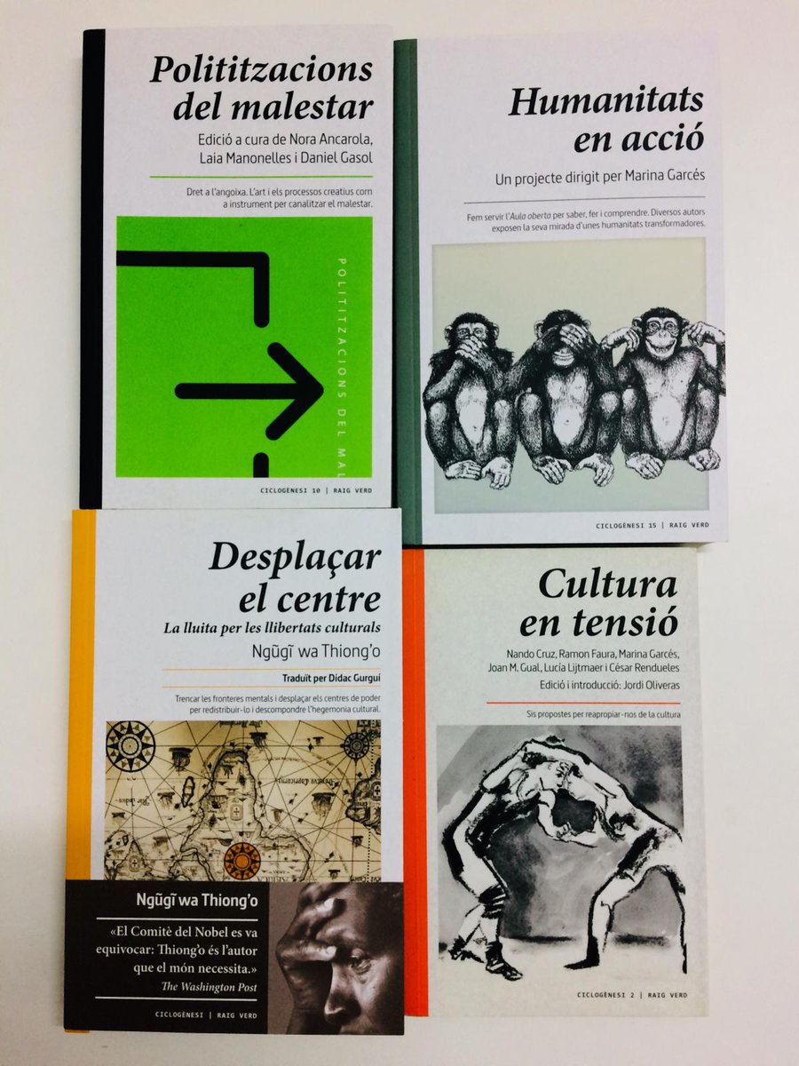 LaRepartidora's tweet photo. Ampliant la secció de narrativa i assaig en català hem descobert editorials que ens tenen debellides!
Ací una mostra dels llibres de @Raig_Verd que podeu adquirir a La Repar.
#llegirencatalà #llibrecrític #raigverd #anempoquetapoquet #peròanem https://t.co/MSWzJjVm2Q