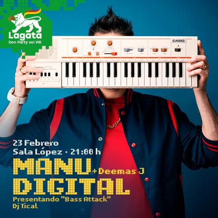 Empieza la cuenta atrás!
Pilla tu entrada en @comun20com y <a href="/LaCicleria/">La Ciclería</a> a 10€ anticipada.
23 febrero Don Party en <a href="/salalopezz/">Sala López</a> con <a href="/MANUDIGITAL/">MANUDIGITAL</a> <a href="/DeemasJ/">Deemas J</a> y dj #tical 🔊