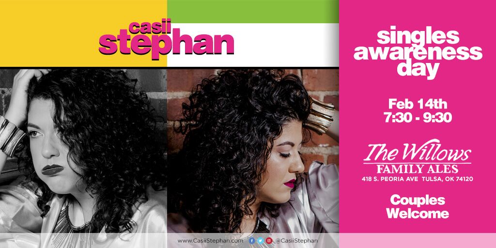 Get Pumped! Valentine's Day/Singles Awareness Day party with <a href="/CasiiStephan/">Casii Stephan</a> in the taproom this Thursday!