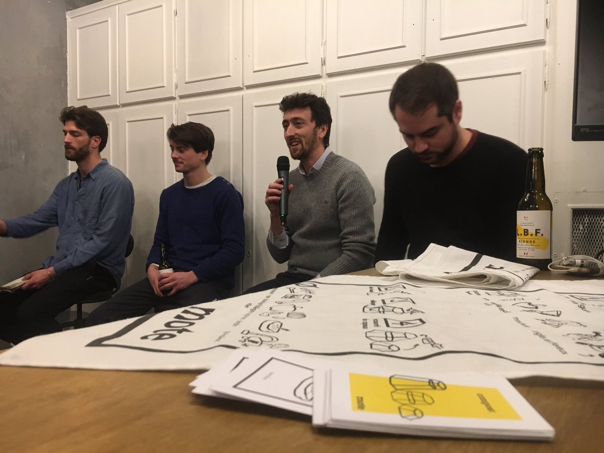 Ouishare_Fr's tweet photo. Lancement de la soirée « Et si votre lieu de travail pouvait devenir moteur de la révolution écologique ? » à #MorningOS dans le cadre de la semaine du #climat avec @LesEnR @makesense & Le Lavoir. https://t.co/kjtiJBCvGM