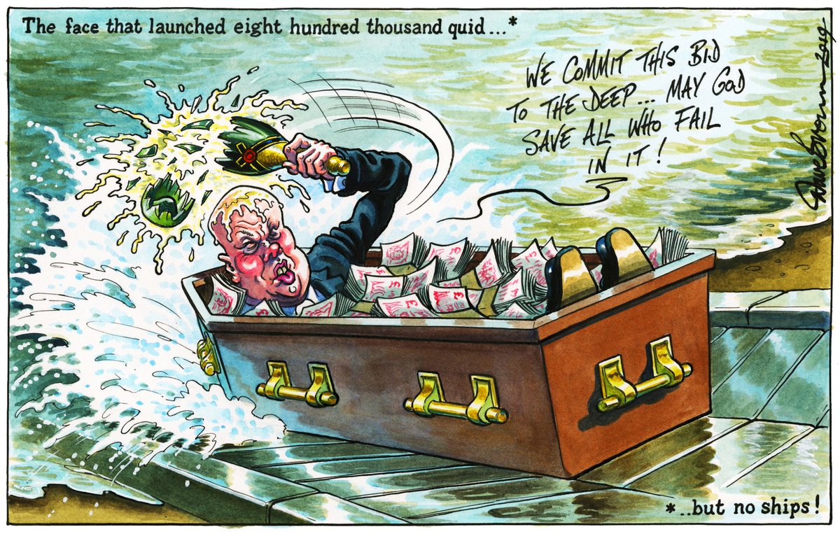Tomorrow's <a href="/Independent/">The Independent</a> cartoon... #ChrisGrayling #FailingGrayling #SeaborneFreight #ferrygate #BrexitShambles
