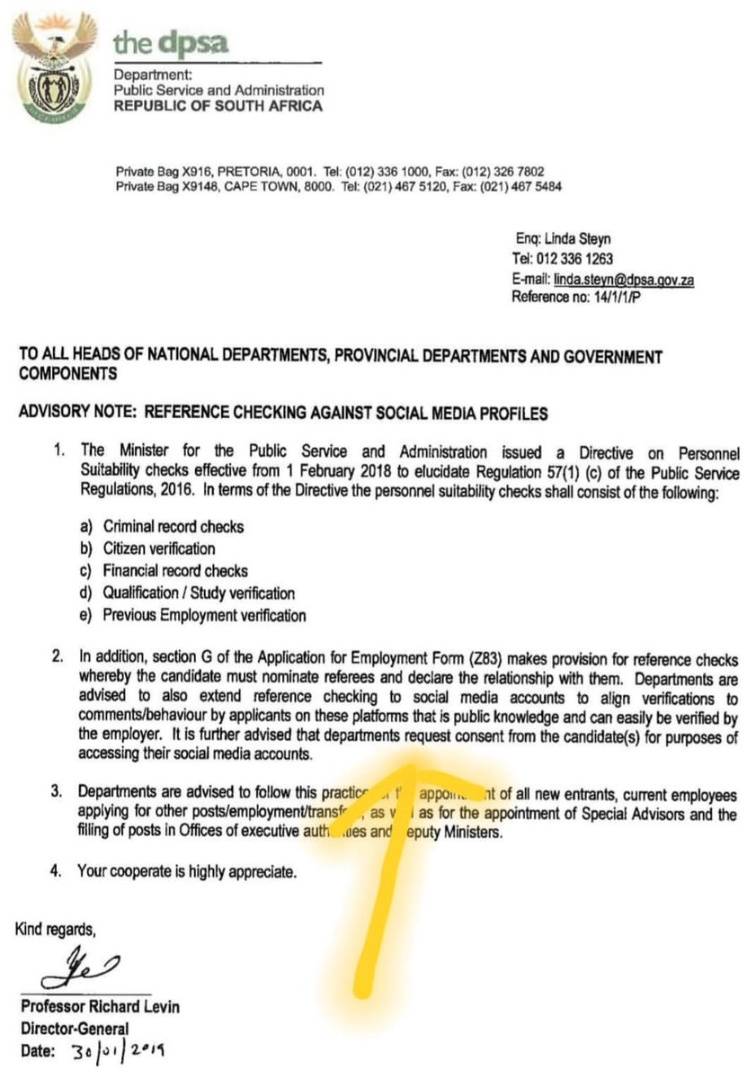 SayEntrepreneur's tweet photo. Do you want to work for Government?

Government  will now check your tweets, Facebook posts, Instagram etc as background  check.

 Tweets against Gov  
NO JOB! https://t.co/wwU1HKdJNn