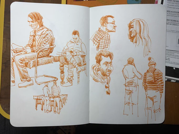 Some people drawings from @DenversStation the other day. 