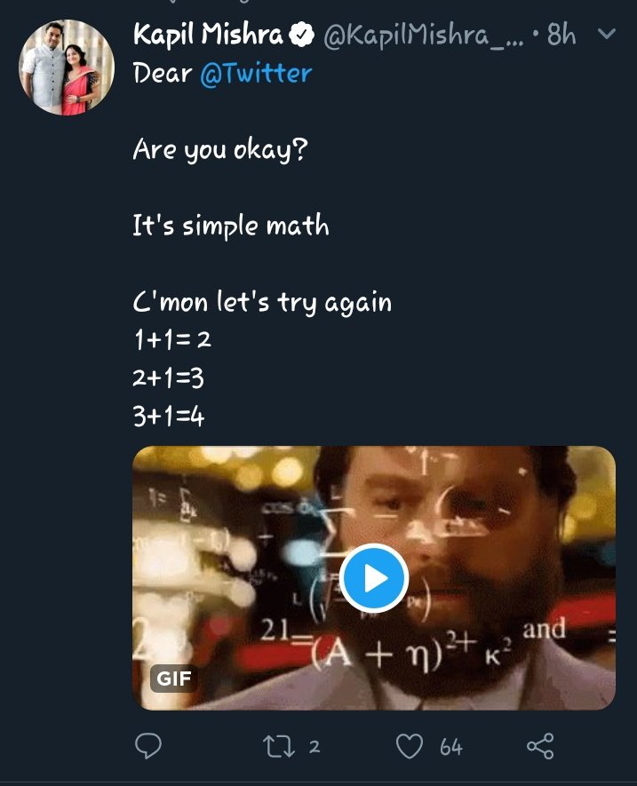 Jenish_555's tweet photo. 8 घंटो पहले @KapilMishra_IND जी ने ट्वीट किया था केवल 2 RT 64 Like दिख रही है..😲🤷♂️😂😂
में इनको फाॅलो करता हूँ रोजाना 1500 से 2000 से अधिक RT 3000+ like मिलती थी...
अब सभी RT राहुल गांधी के जन-धन Account में जमा हो रही है ...😆😂😂
#TwitterScam #ProtestAgainstTwitter https://t.co/16LYs8UXRY