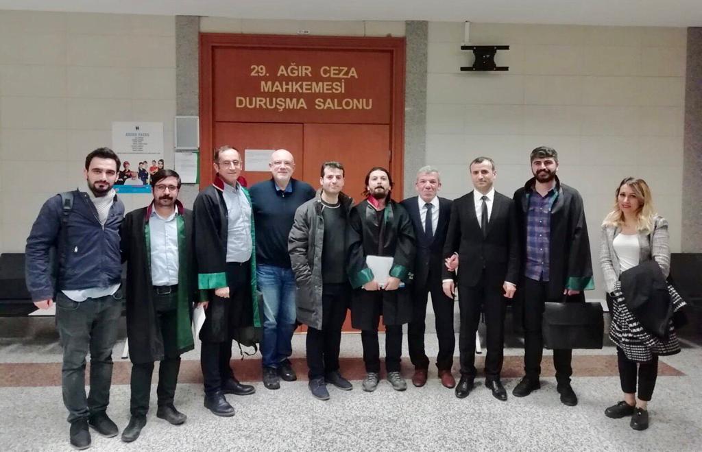 The #FreeHanifi Bariş Campaign (@freehanifi) on Twitter photo Thank you to all our supporters. Today, the court sentenced <a href="/HanifiBaris/">hanifi BARIŞ</a> to 1 year and 8 months imprisonment. For now, our friend and colleague is not incarcerated but judicial control and a travel ban will continue.
#HandsOffOurColleagues #HanifiBarışaÖzgürlük #FreeHanifi Thank you to all our supporters. Today, the court sentenced <a href="/HanifiBaris/">hanifi BARIŞ</a> to 1 year and 8 months imprisonment. For now, our friend and colleague is not incarcerated but judicial control and a travel ban will continue.
#HandsOffOurColleagues #HanifiBarışaÖzgürlük #FreeHanifi