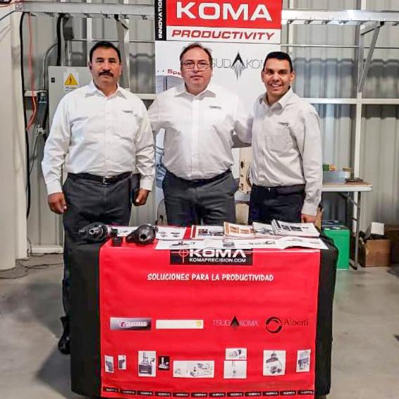 KomaPrecision's tweet photo. Our Mexico Salesmen recently attended the MCM Open House held in Queretaro last week. Thanks to MCM for hosting a great event! https://t.co/P25slW0RJz