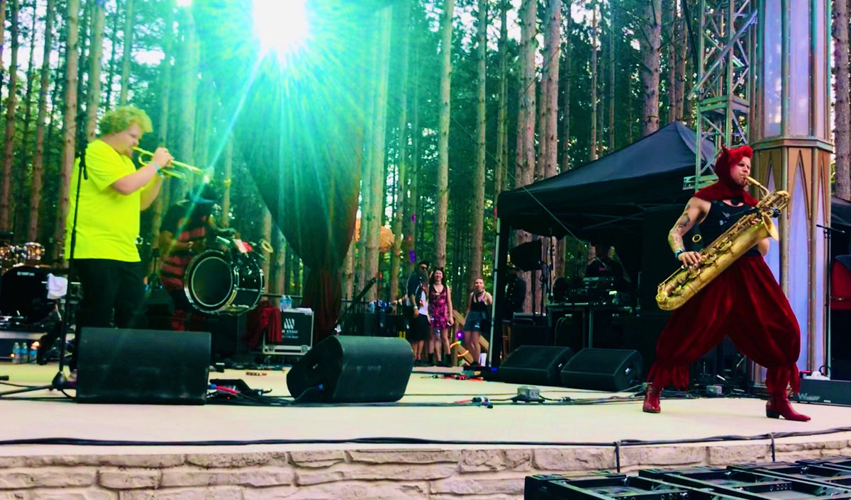 mntreder's tweet photo. Weather and venue a bit different the last time we saw @TooManyZooz at #electricforest but thoroughly looking forward to trudging through the snow for tonight’s show @MajesticMadison https://t.co/TPo6I6iWoz