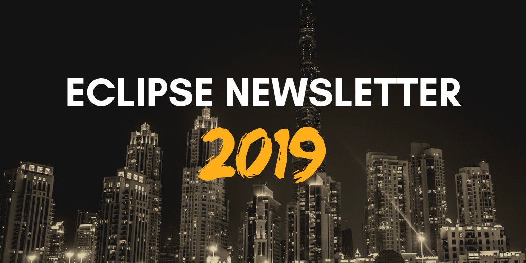 EclipseFdn's tweet image. Here&apos;s a sneak peek on the exciting topics coming up in the #EclipseNewsletter for 2019! Be sure to #subscribe for the latest news on all things Eclipse. Take a look here: bit.ly/2BujDKg
