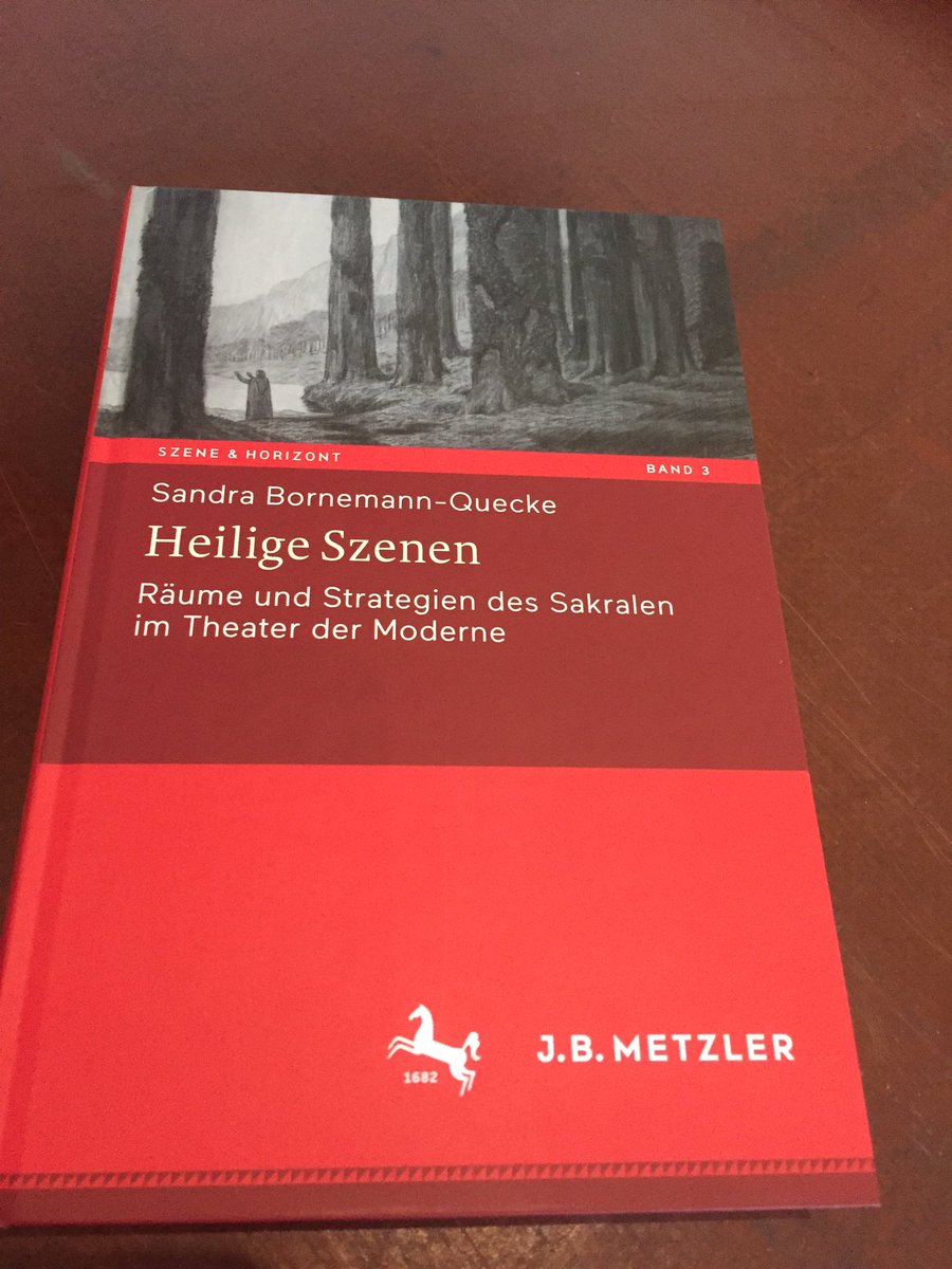 peterwmarx's tweet photo. Der Dritte Band ist da! “Heilige Szenen” von S. Bornemann-Quecke. Ein innivativer Beitrag zur Geschichte des modernen Theaters! Tolles Material! Herzlichen Glückwunsch!!
@TWSKoeln @metzler_verlag @MekuwiKoeln @nachtkritik @tauberta4 https://t.co/c0UlgyA4kt