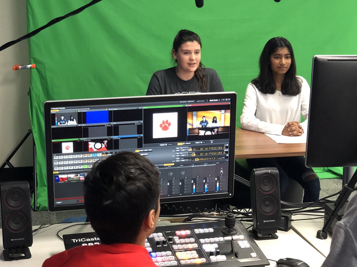 Day 1 of live announcements and the Media B kids did a great job! @CoppellCTE <a href="/CMSNorth/">Coppell MS North 🐾</a> #villagenorth <a href="/MrBinCISD/">Chip Bloecher</a>