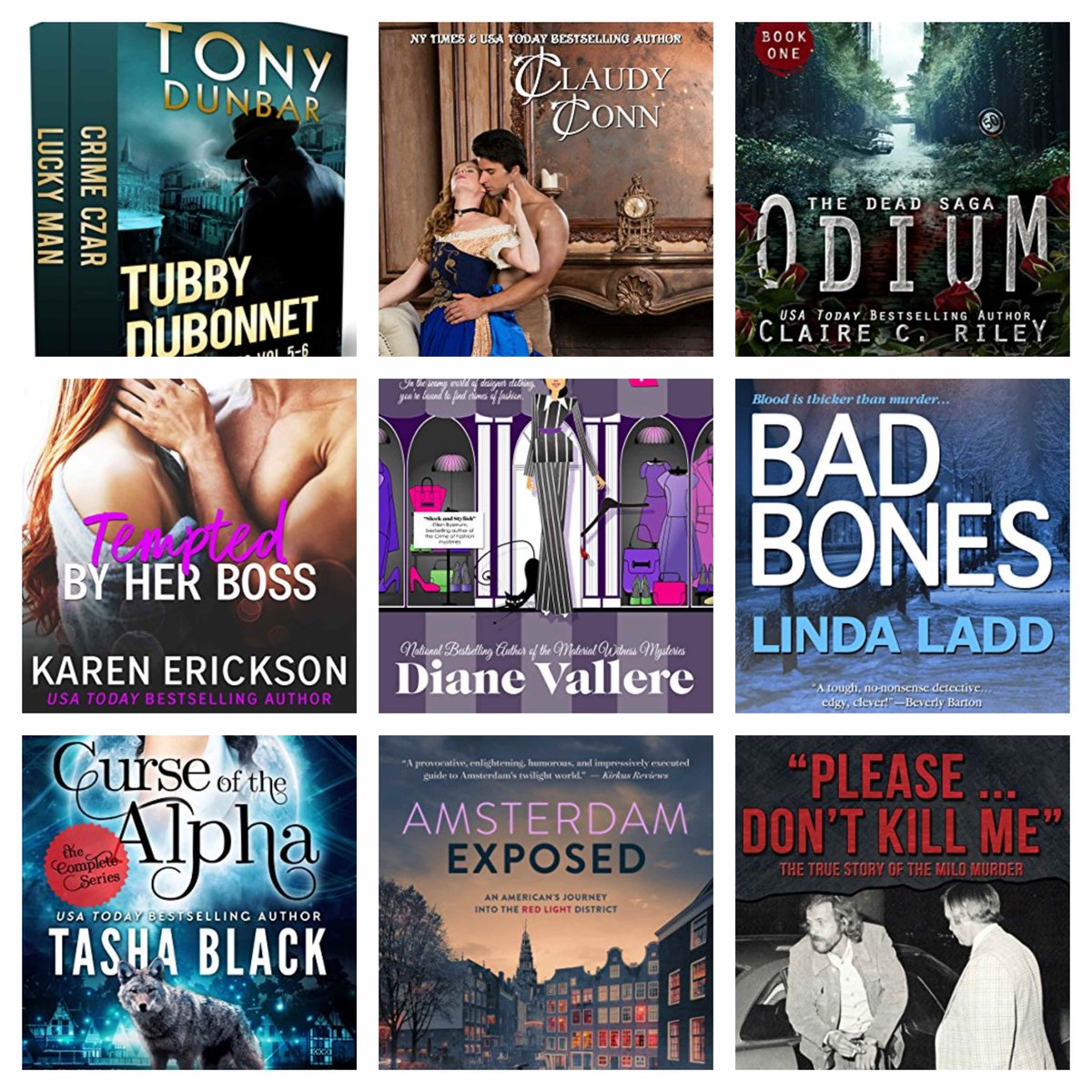 😍😍📚 GEMS just posted!! Can’t-miss #free &amp; #almostfree #books for Tuesday from WONDERFUL #authors like <a href="/Claudyconn/">Claudy Conn</a> <a href="/karenerickson/">Karen Erickson</a> <a href="/RomanceWithBite/">Tasha Black</a> <a href="/ClaireCRiley/">Claire C Riley🥴</a>!! ereaderperks.com/latest-ebook-d… ❤️❤️❤️