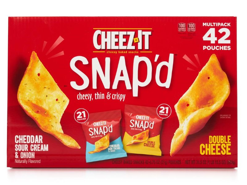 belowtags's tweet image. 20% Off Cheez-It Snap’d Snack Crackers Variety Pack on Boxed now for only $10.39. Priced at $12.99 in retail stores. Enjoy free shipping on your first order. #Boxed #BelowTags #Deals #DailyDeals #DealHunter #Coupons ow.ly/Ki5A30nG0S6
