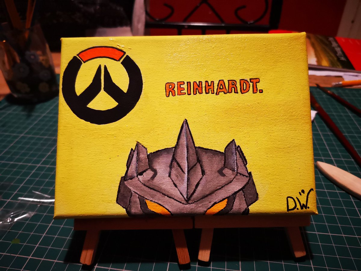 theinnovativem2's tweet photo. HAMMER DOWN!!!
My tribute to @PlayOverwatch's tribute to Reinhardt Wilhelm, inspired by @OriginalFunko
Box art.
@Blizzard_Ent
@BlizzardCSEU_EN
@owpathtopro
#PopVinyl #Overwatch #Overwatchleague #eichenwald
#paintings #acrylicpainting #Blizzard https://t.co/CuNbb4z2Bn