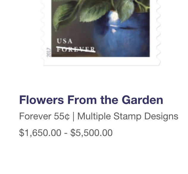 speeves10's tweet photo. @USPSHelp Seriously? $1,650 for stamps?! @USPS https://t.co/fIZt0Snpss
