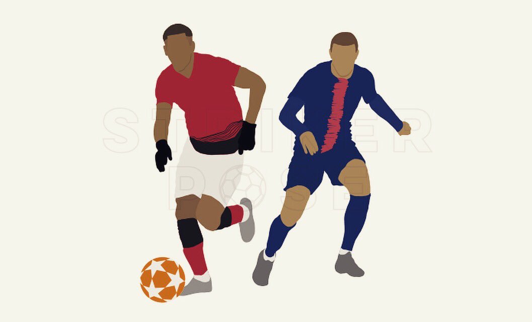 strikerpose's tweet photo. Here we go... #Martial vs. #Mbappe.
•
#mufc #psg #united #paris #ucl #championsleague #manchester #oldtrafford #last16 #oldtrafford #pogba #lingard #neymar #cavani #ole #olesatthewheel #solskjaer #manutd #design #illustration #football #soccer #MartialFC https://t.co/k3hCHad6Gk