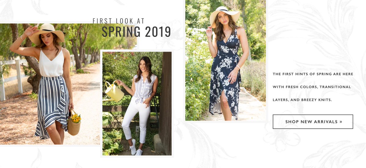 Spring is here! Head on over to tartcollections.com for our #Spring #preview 🌷🌷🌷