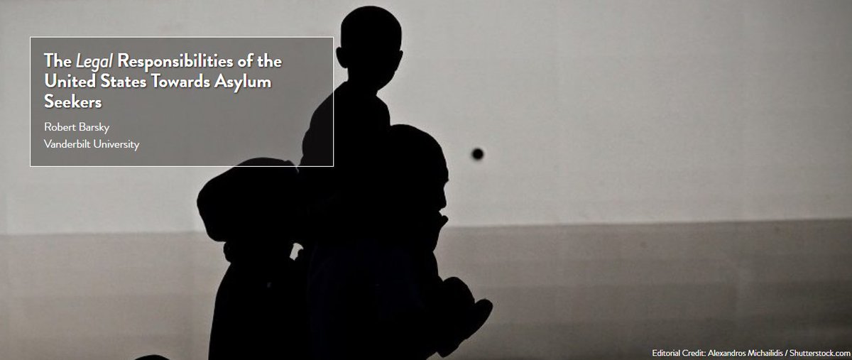 ICYMI|@robertbarsky Discusses the Legal Responsibility of the United States Towards #AsylumSeekers bit.ly/2SKA2nB