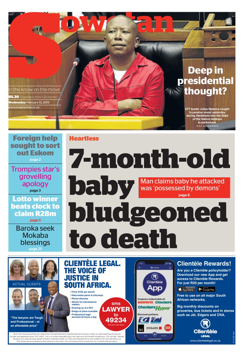 Sowetan LIVE on Twitter "Catch these and other stories in your