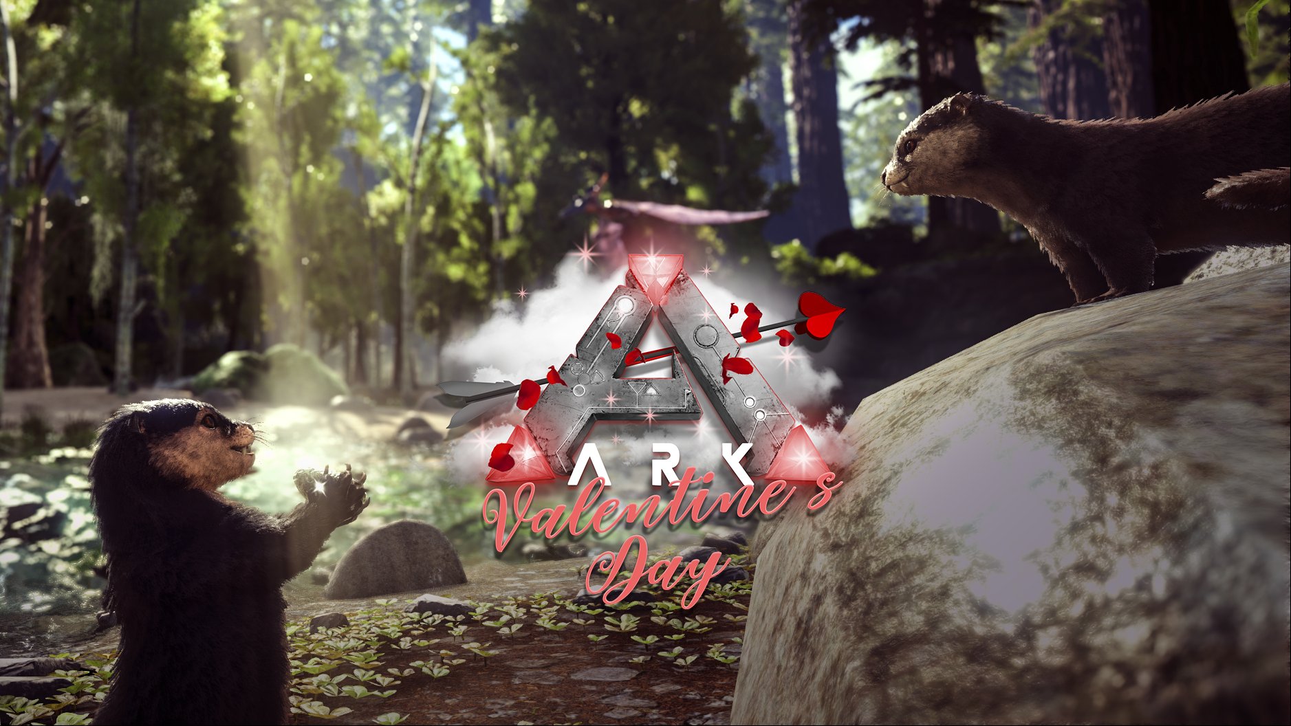 Ark Survival Evolved The Valentine S Day Event Patch For Ps4 Will Be Available For Download In Just Under A Half Hour Windows 10 Is Also Available For Download Right Now