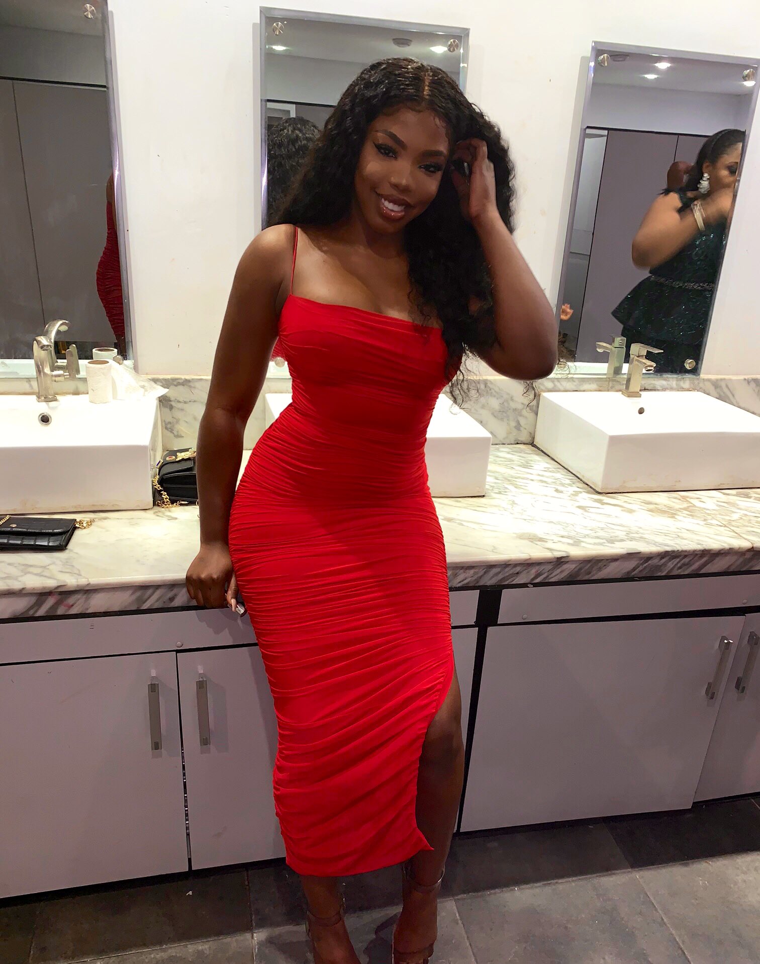 Fornarina red dress cheap