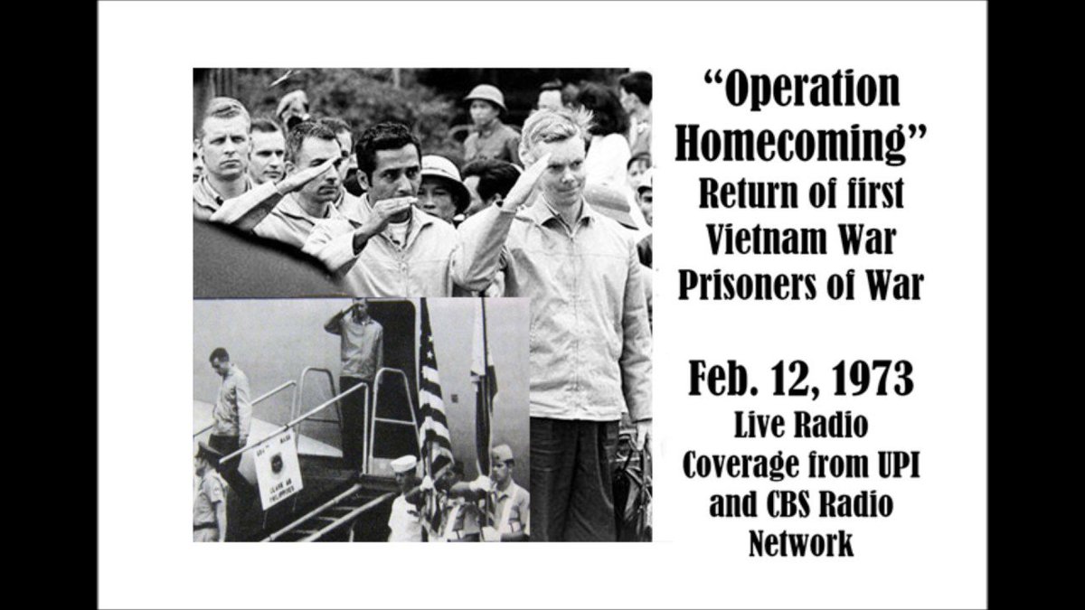 1973:Op HOMECOMING. After N. Vietnam releases its POWs, MAC airlift returns them to Clark AB, then on to the US. There the 375th AAW transfers them to various military hospitals. Altogether, MAC uses 118 C-9A and C-141 missions in the operation, earning it the Mackay Trophy.