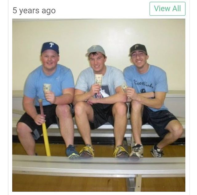 W2Bwiffle's tweet photo. This day in history: W2B wins their first Katz JCC Wiffle Ball Tournament!
.
.
#W2B #WayTooBeautiful #Wiffle #WiffleBall #ThisDayInHistory #Flashback #Baseball #Softball #KatzJCC #CherryHill #NJ #WinnerWinner #Champs #Best2ndPlaceTeamInTheWorld #WhereInT… https://t.co/qLGx0chHv2 https://t.co/A0ucnLLGTk