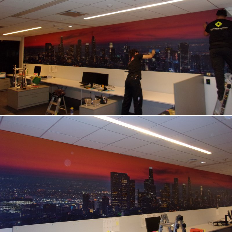 collinsvm's tweet photo. Here’s a cool cityscape wall graphic that we did to create an awesome view for this office!
#CollinsVisualMedia #CVM #WallGraphics #CityScape https://t.co/VSSce0IDYJ