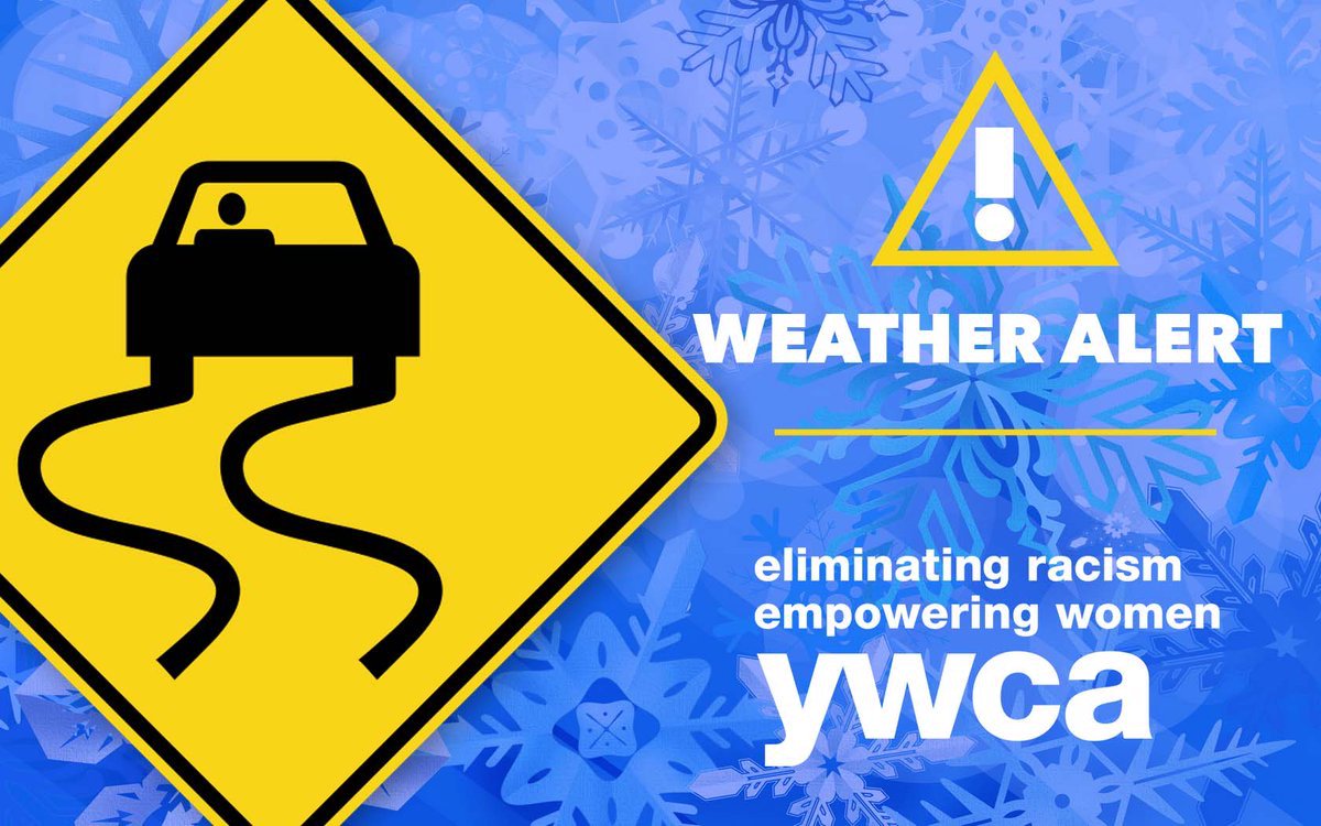 HazletonYWCA's tweet image. ***Weather Alert 02/12/2019***
Do to inclement weather predictions see the following:

The building will be open regular hours
Group exercise classes are cancelled
Swim lessons are cancelled 
Open swim from 6:30-8 is cancelled 
High School Basketball League is canceled